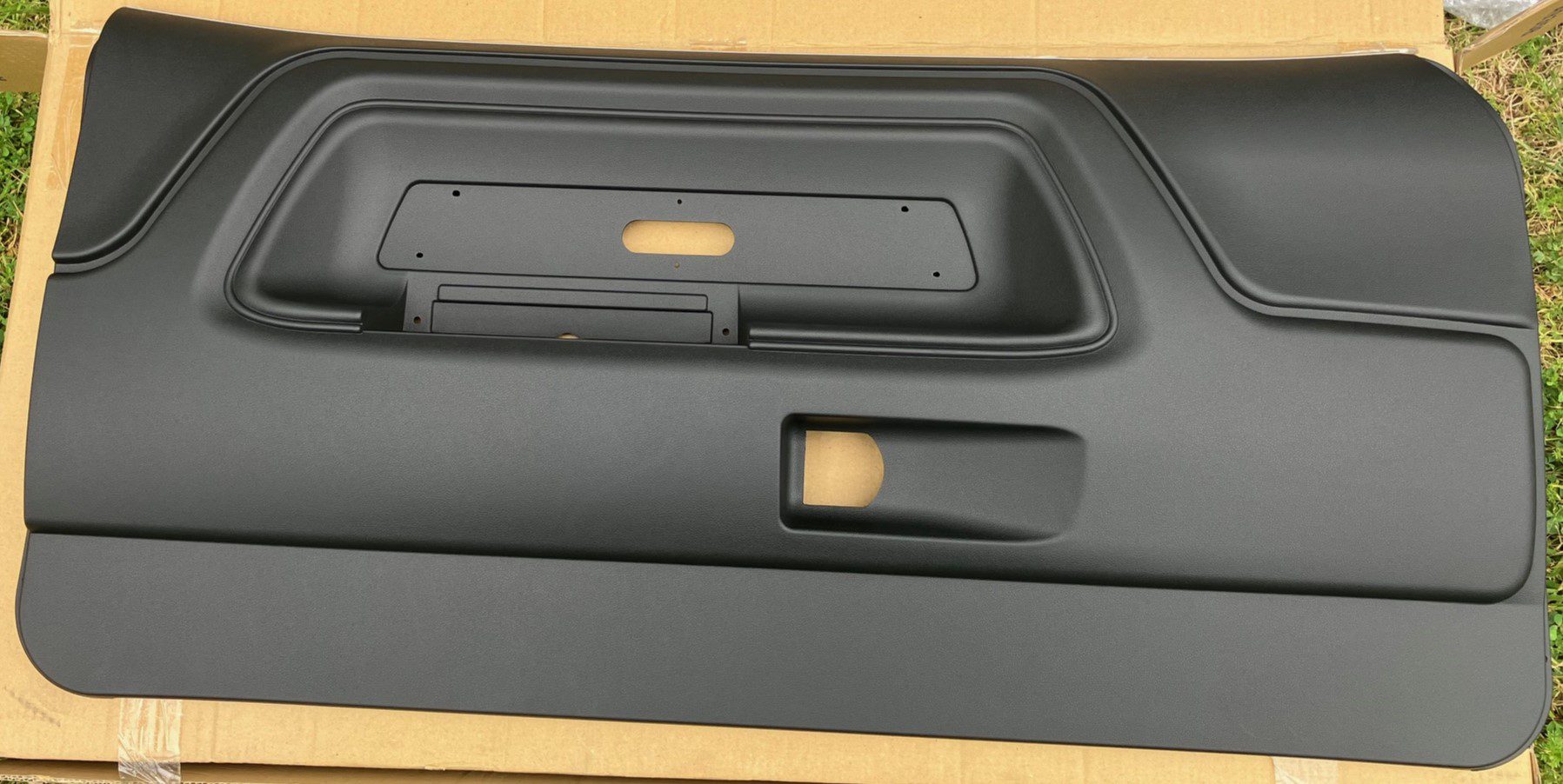 1970-74 Dodge Challenger Frt Door Panels Black (Price Includes