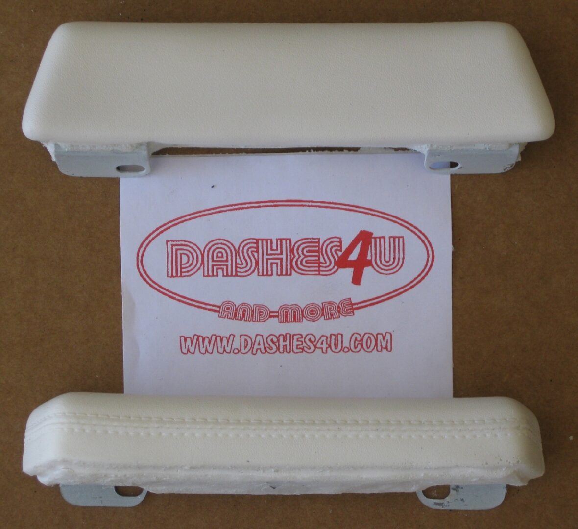 1967 A Body Armrest Pad in pair-White image 0