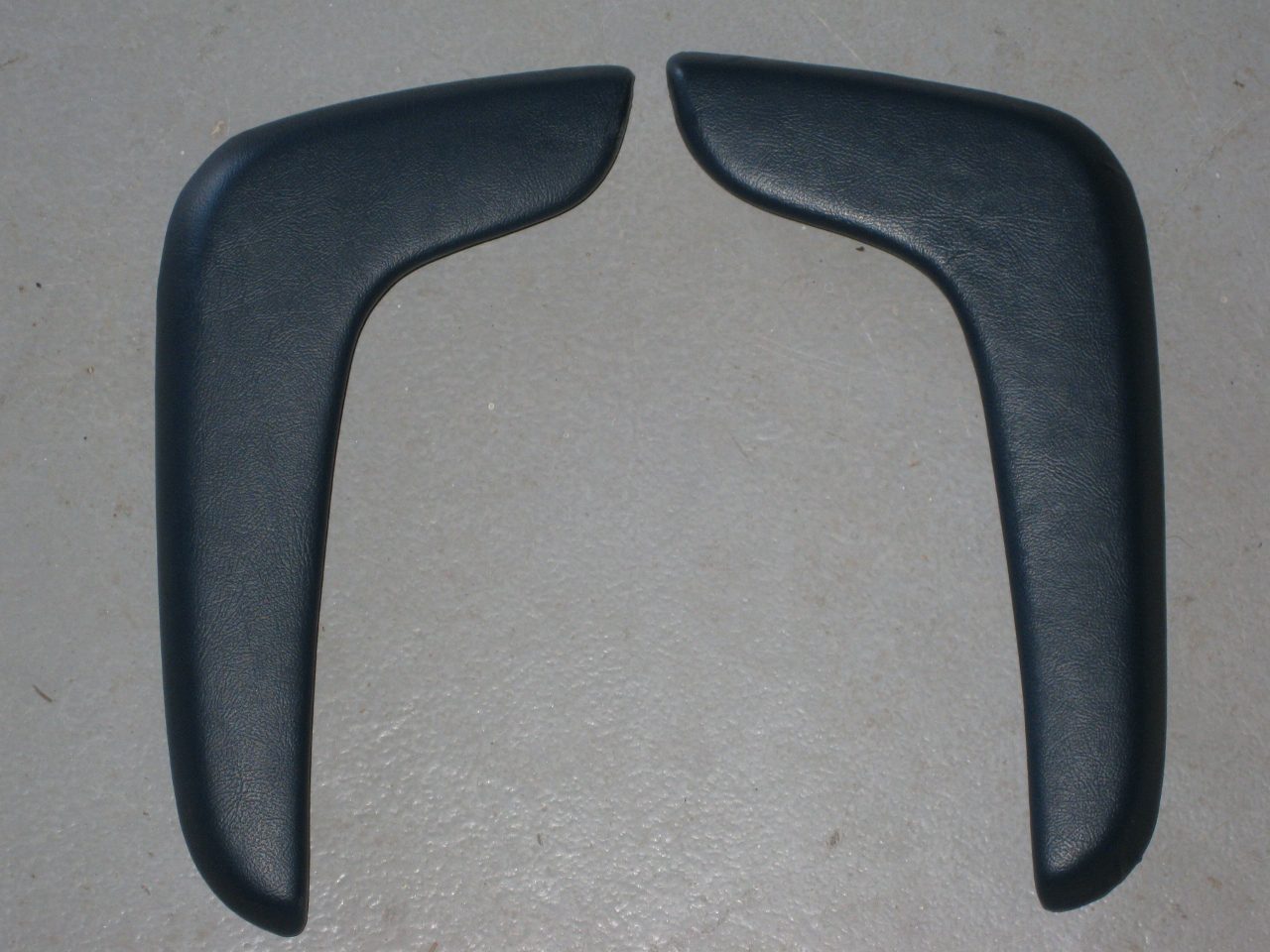 1965-68 C Body Convertible Rear Armrest Pad in pair - 320 Dark Blue image 0