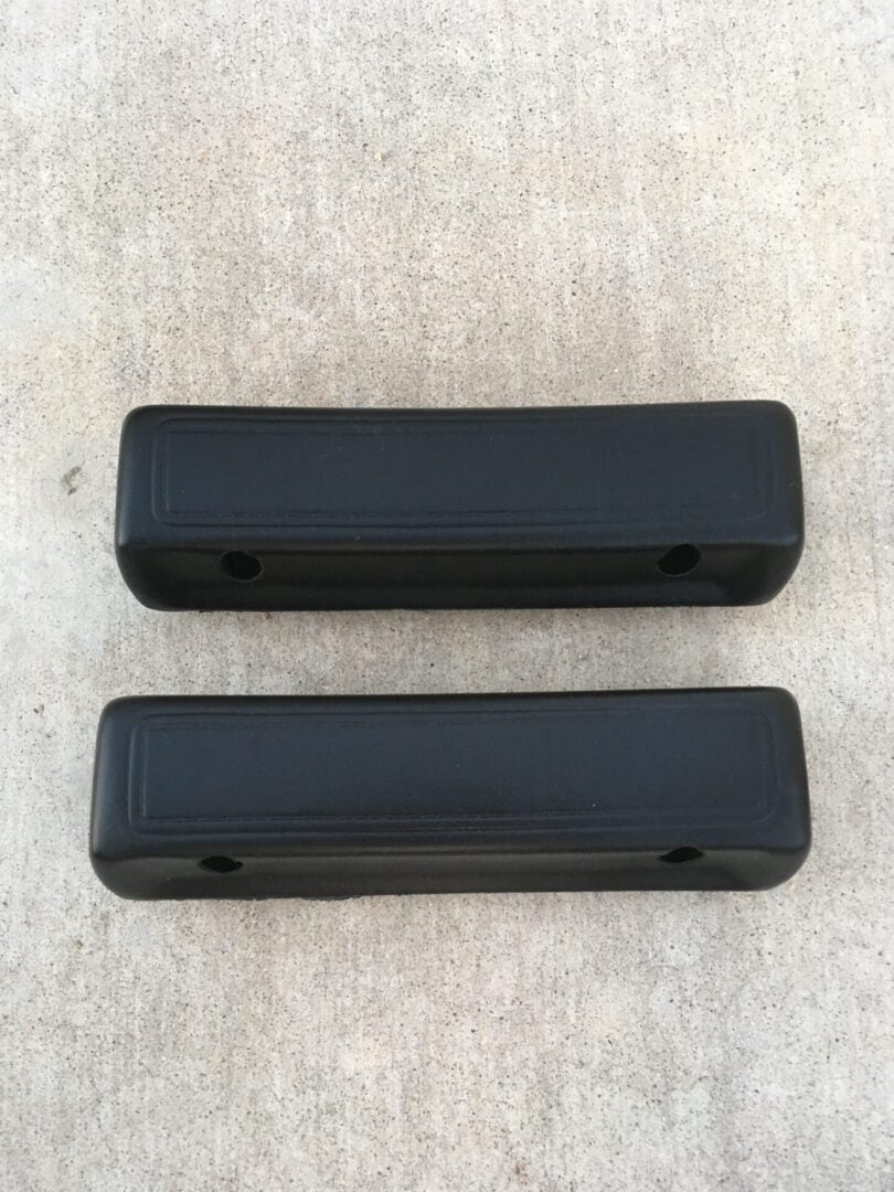 1966-70 B/C Body 9.5" Armrest Pad in pair-Black image 0