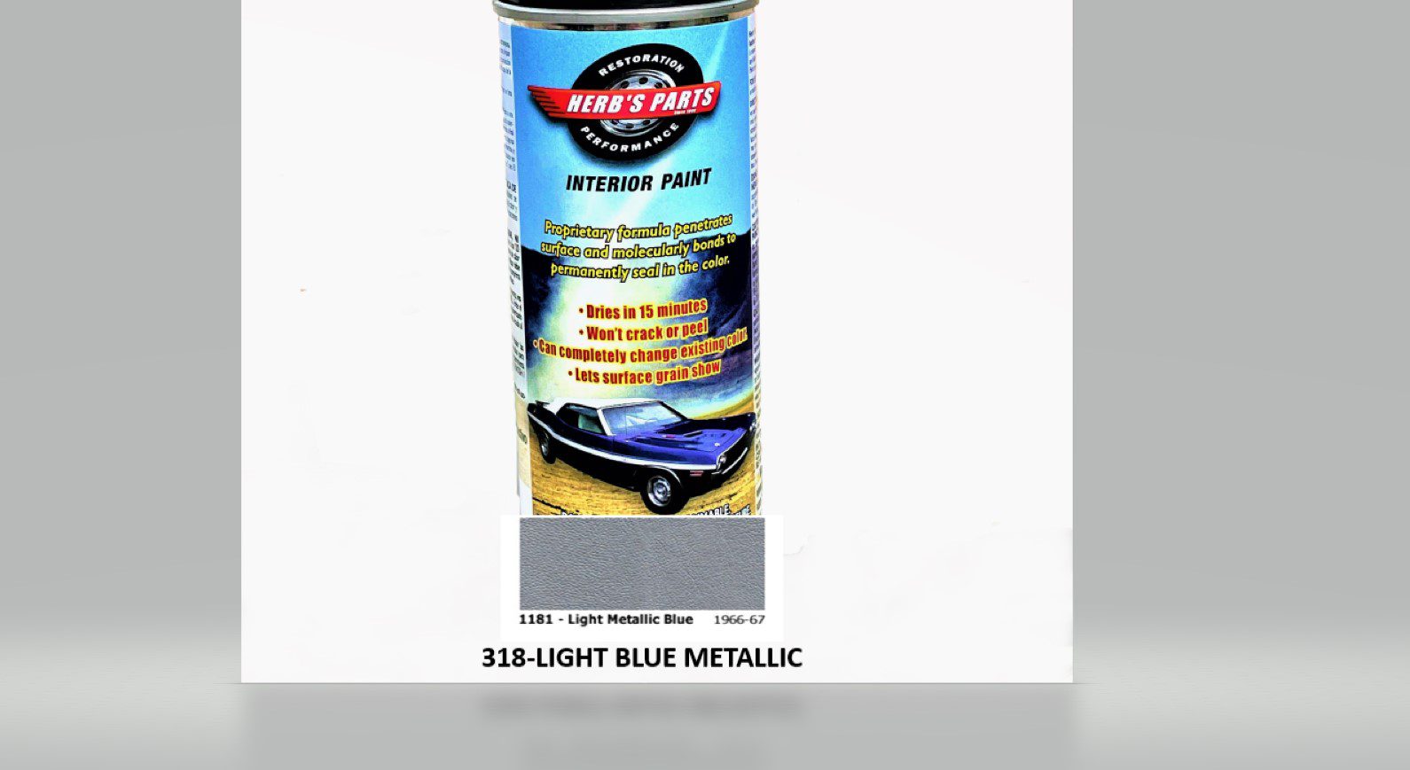 1966-67 Interior Spray Paint Can-Light Blue Metallic (318) image 0
