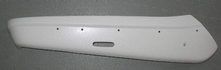 1968-70 Driver Side Manual Bucket Seat Hinge Cover-White image 0