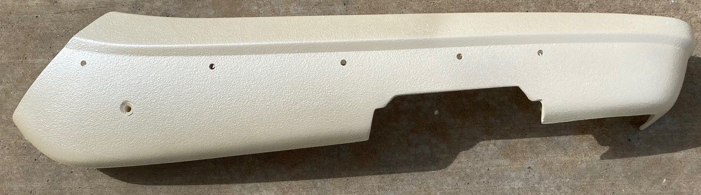 1968-70 Passenger Side Power Bucket Seat Hinge Cover-Pearl White image 0