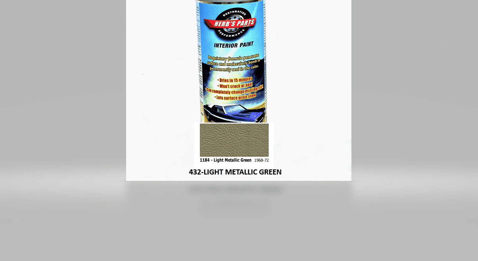1968-72 Interior Spray Paint Can-Light Metallic Green (432) image 0