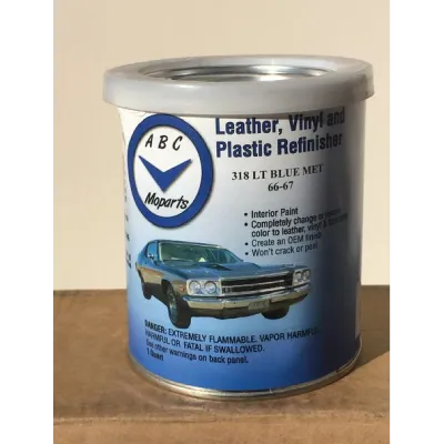 1966-67 Interior Quart Paint Can-Light Blue Metallic (318) image 0