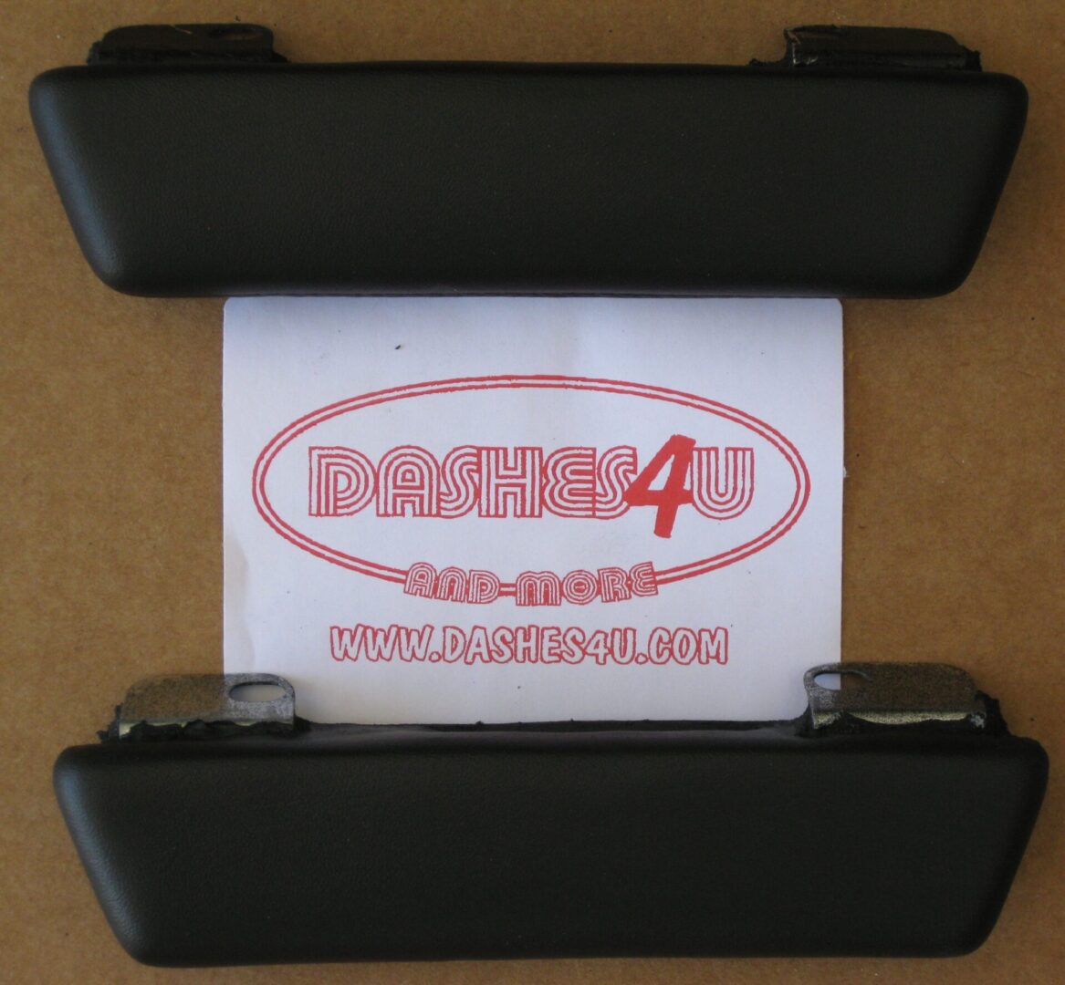 1967 A Body Armrest Pad in pair-Black image 0