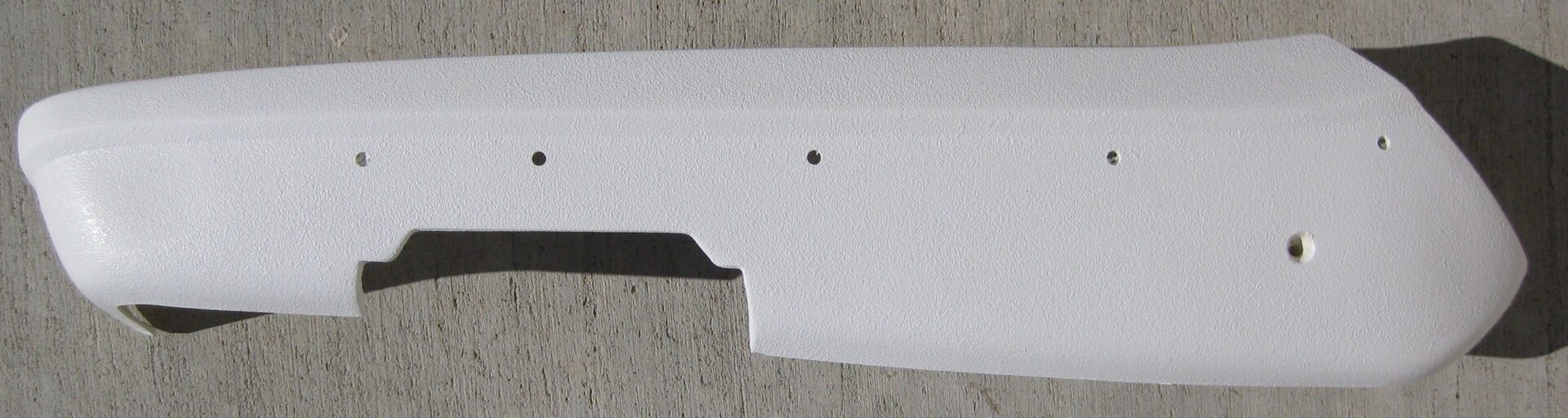 1968-70 Driver Side Power Bucket Seat Hinge Cover-White image 0