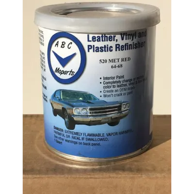 1964-68 Interior Quart Paint Can-Red Metallic (520) image 0