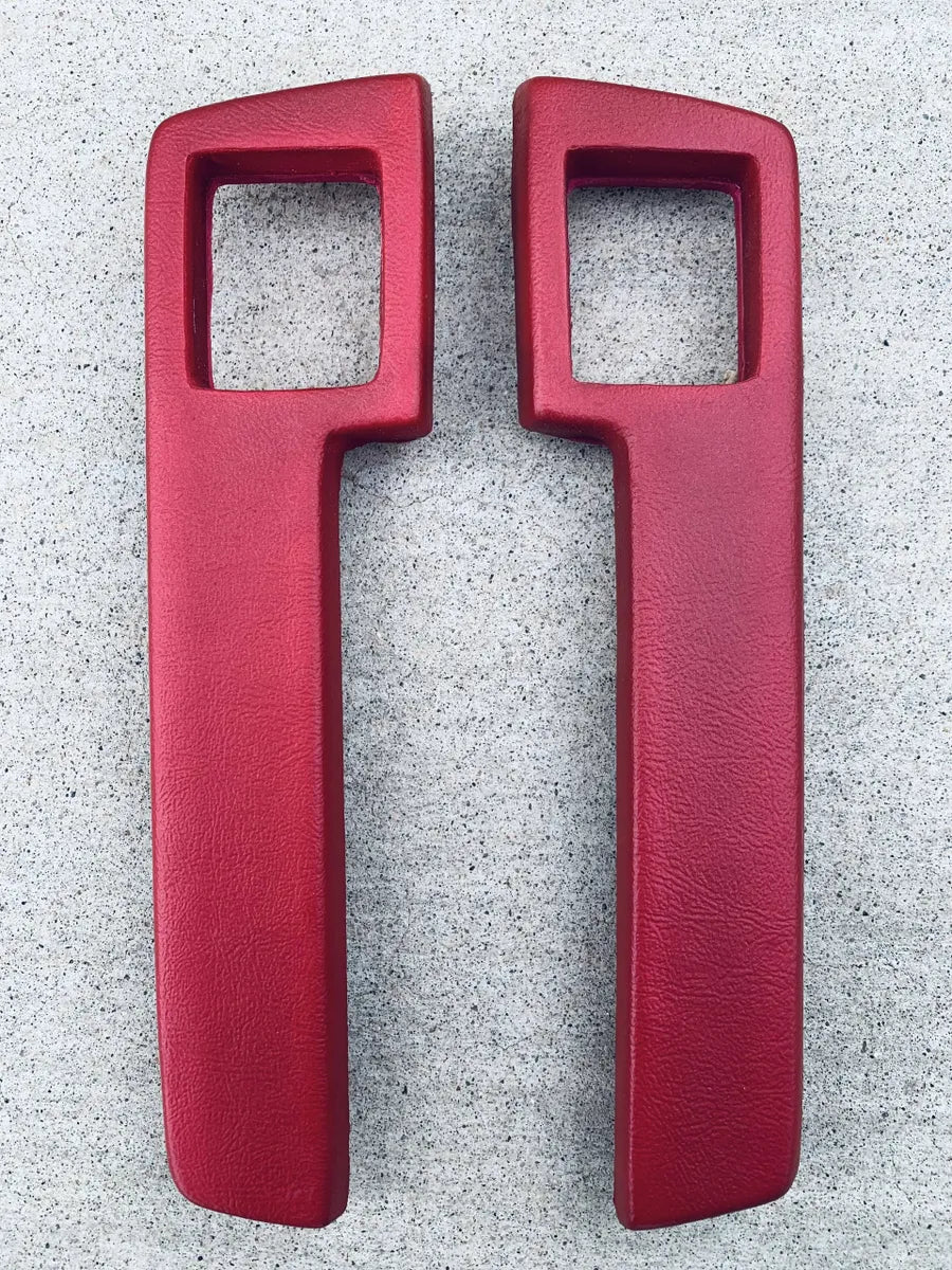 1964-66 B/C Body 10.5" Rear Armrest Pad with ashtray hole in pair- 520 Red image 0