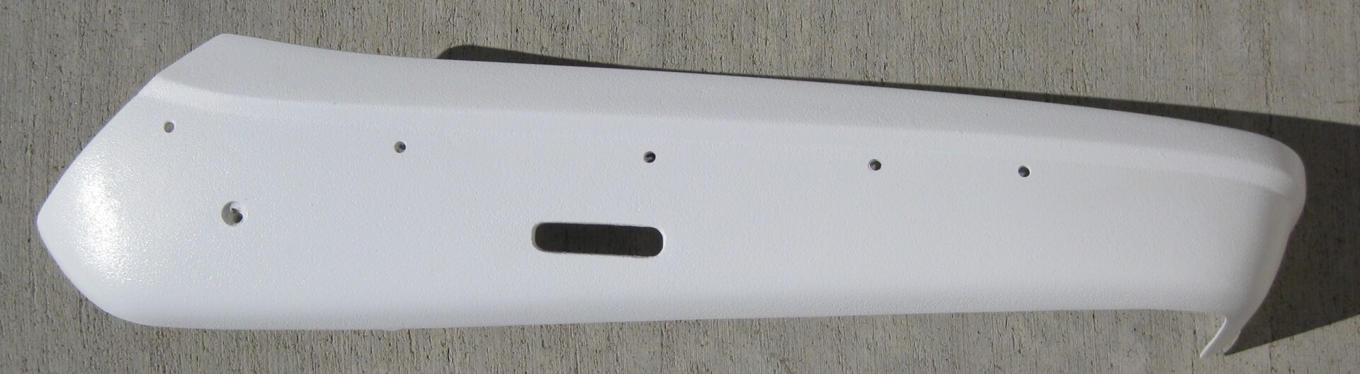 1968-70 Passenger Side Manual Buclet Seat Hinge Cover-White image 0