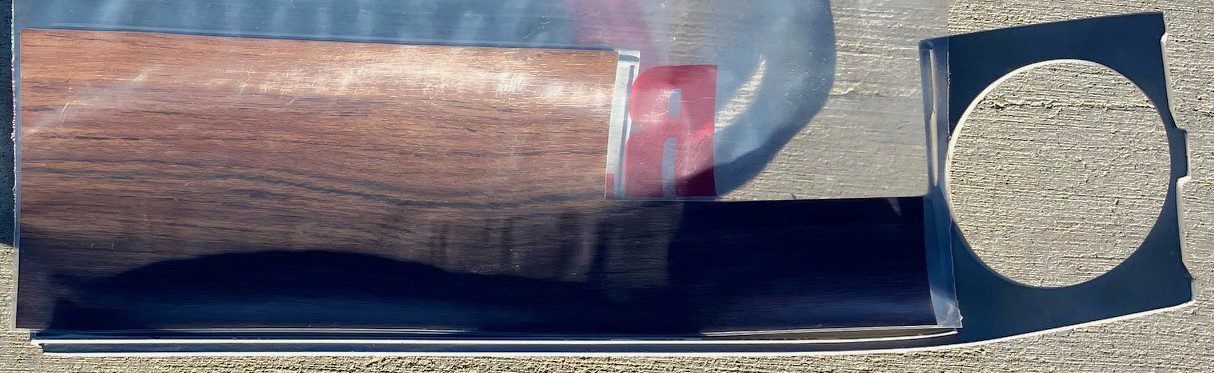 1965 C Body 4 Speed Console Top Plate with mat image 0