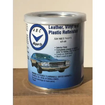 1965-68 Interior Quart Paint Can-Metallic Navy Blue (320) image 0