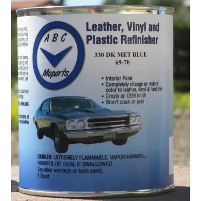 1969-70 Interior Quart Paint Can-Dark Metallic Blue (330) image 0