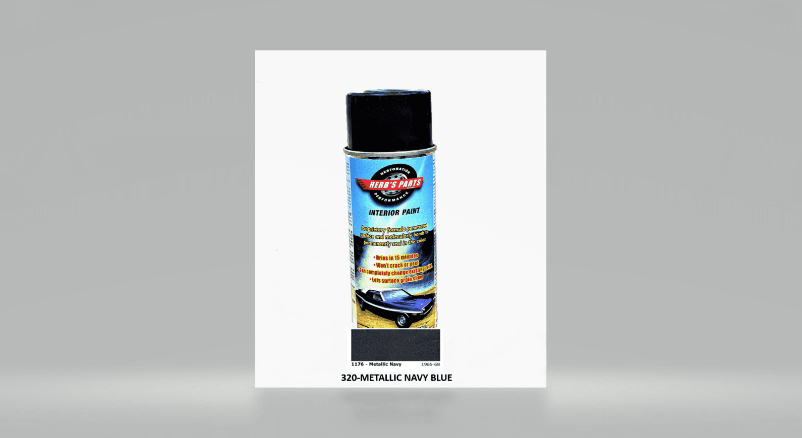 1965-68 Interior Spray Paint Can-Metallic Navy Blue (320) image 0