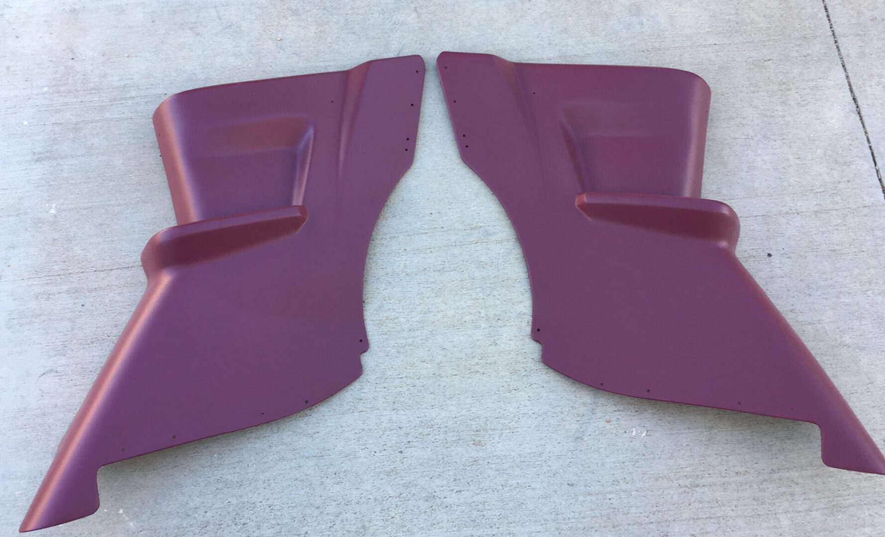 1964-65 B Body Convertible Rear Side Panels In Pairs-Red – ABC Moparts