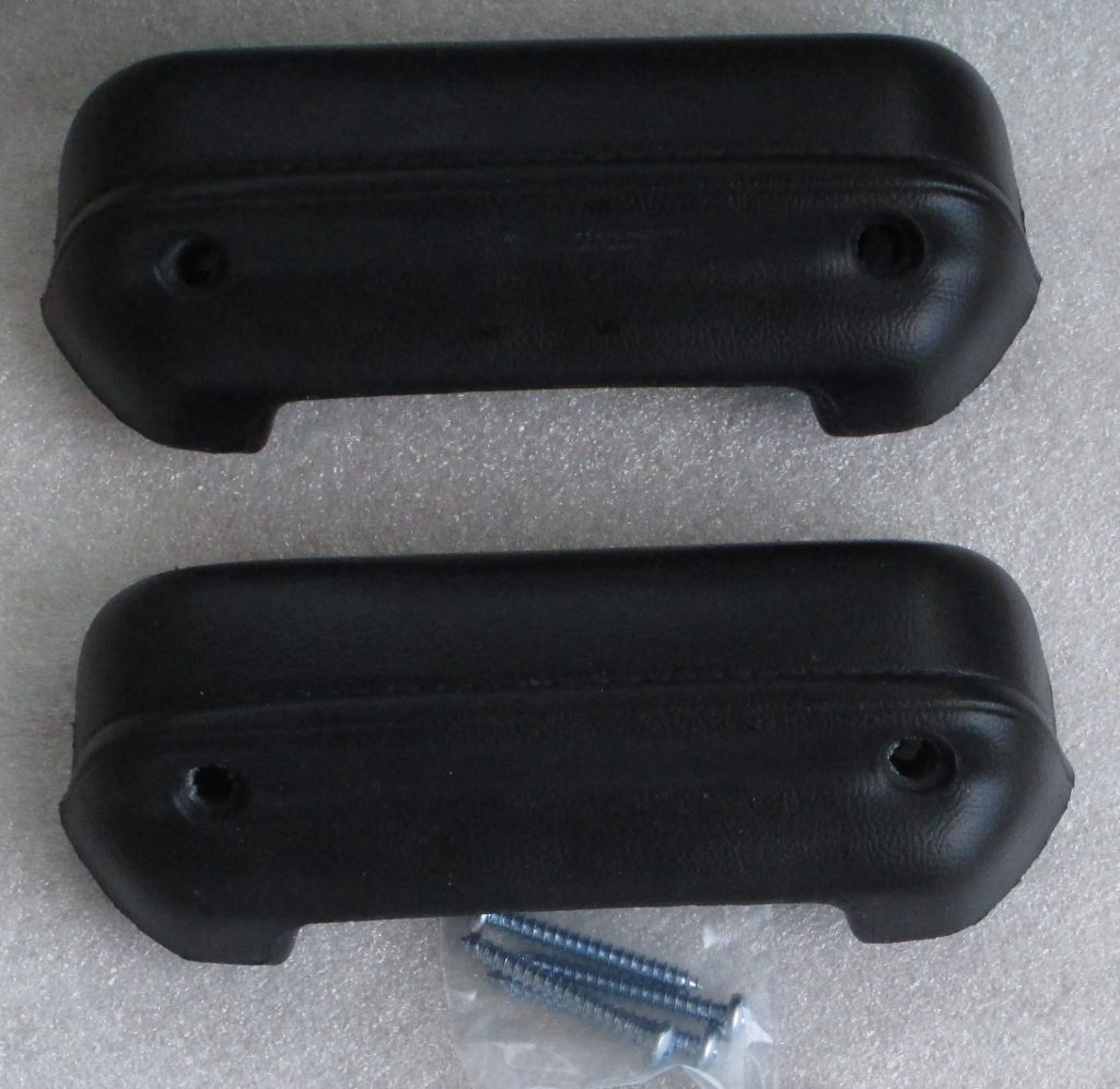 1973-76 A Body Duster Dart Armrest Pads In Pairs-Black image 0