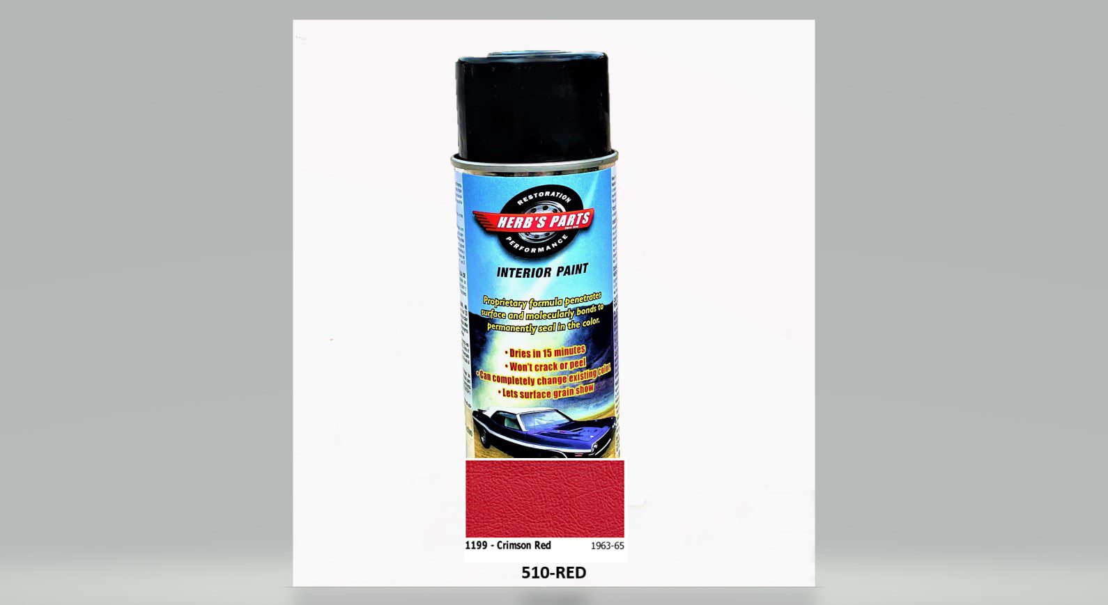 1963-65 Interior Spray Paint Can-Crimson Red (510) image 0