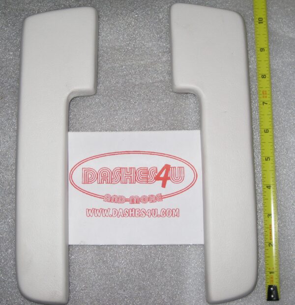 1964-66 A/B/C Body 10.5" Armrest Pads In Pairs-White