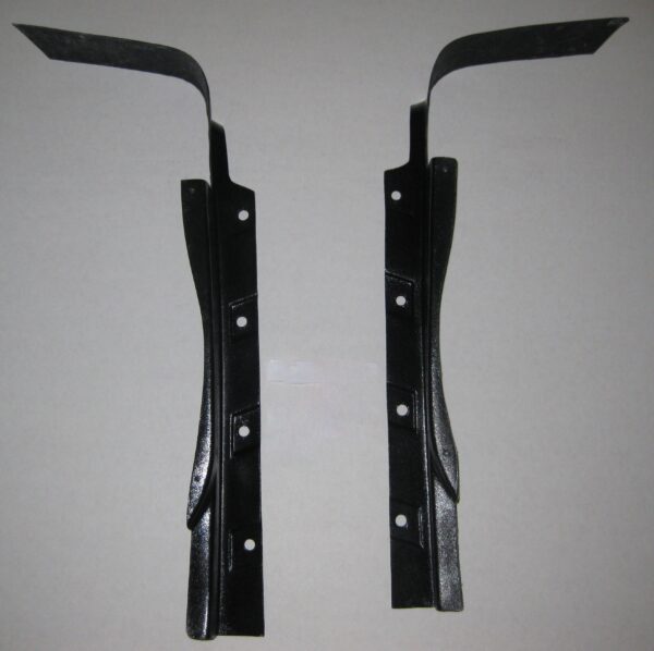 1965-66 C Body Seat Fillers In Pairs-Black Plymouth Sport Fury And 300