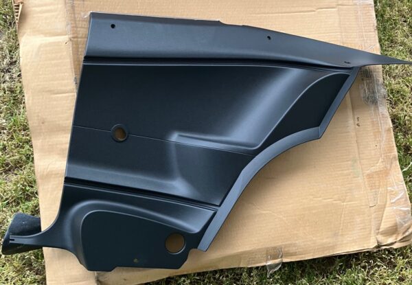 1970-74 Plymouth Barracuda Rear Door Panels Black (Price Includes Shipping)